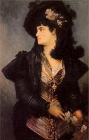 Hans Makart - portrait of a lady